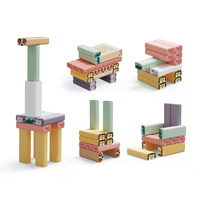 Topbright Jakie to zwierzę? Drewniana wieża z klocków – strategiczna gra zręcznościowa 36 mies. +