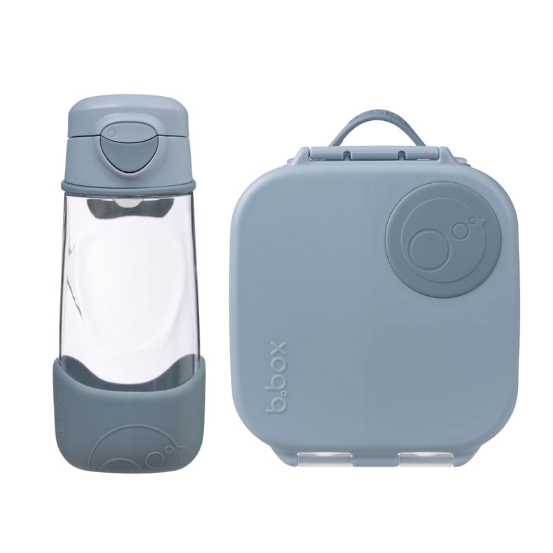 Zestaw Sportowa butelka tritanowa 450 ml + Mini Lunchbox, Chill out, b.box