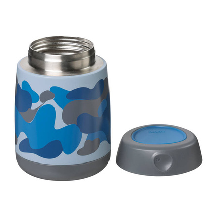 B.box Mini termos obiadowy na zupę i obiad dla dzieci 210 ml Blue Camo