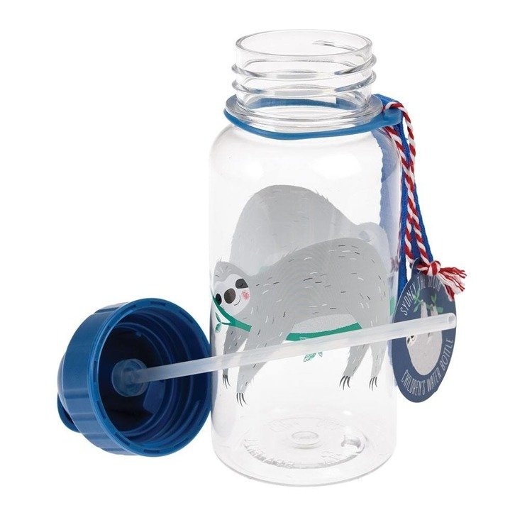 Rex London Bidon ze słomką 500 ml Leniwiec