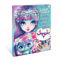 Nebulous Stars Kreatywna kolorowanka z flamastrami – Mystery | Koloruj po numerach 7+