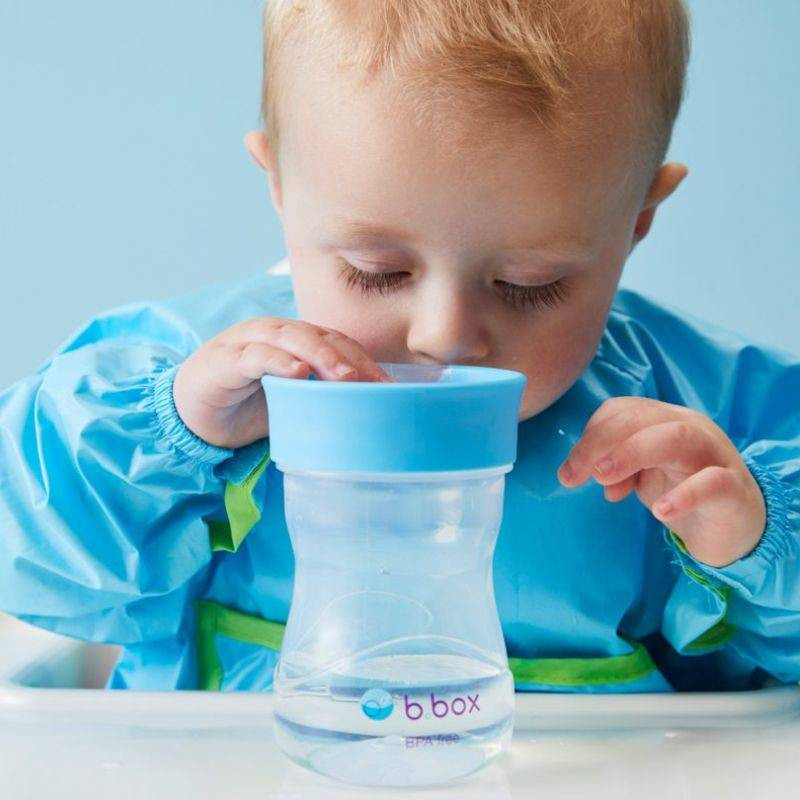 B.box Kubek do nauki picia dla dziecka - kubek treningowy plastikowy 240 m malinowy