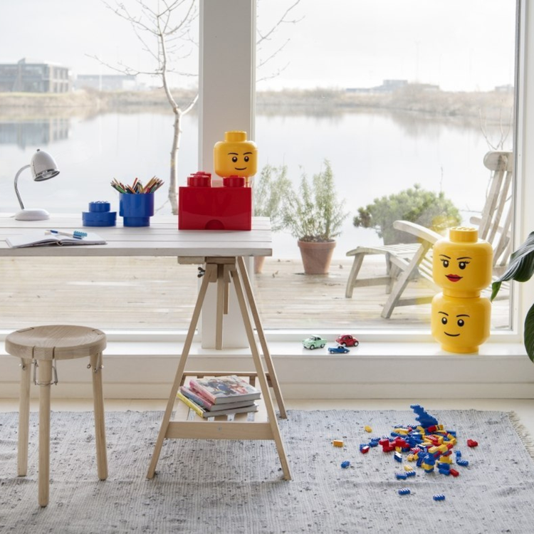 Pojemnik LEGO® Głowa, Chłopiec Głuptasek, duży