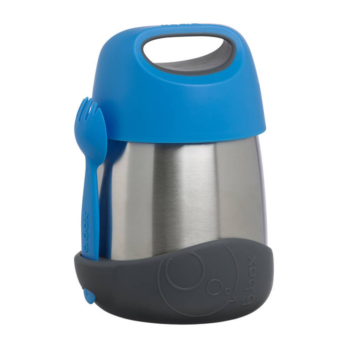 B.box Termos obiadowy na zupę i obiad  dla dzieci  335 ml Blue Slate