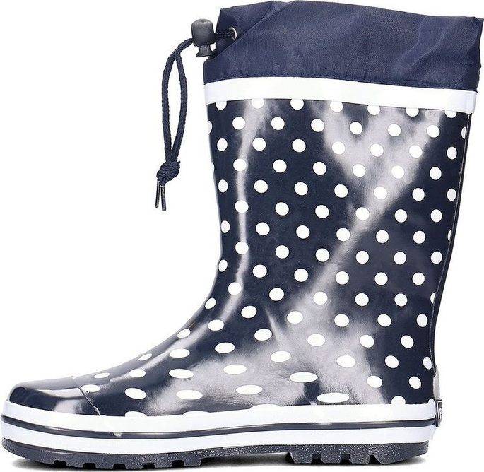Kalosze rozm. 32/33, granatowe w kropki, Playshoes