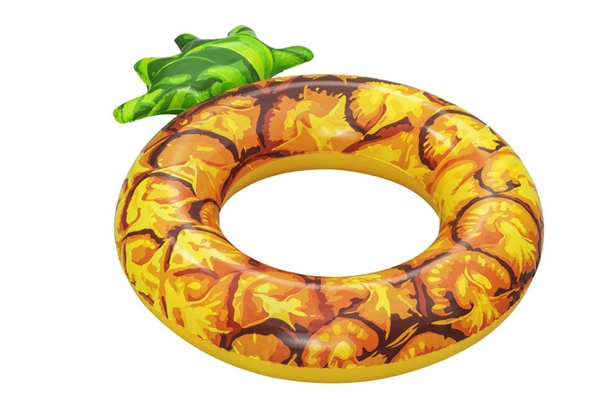 Kółko do pływania dla dzieci, ananas, 119/116 cm, 12+, Summer Fruit, Bestway