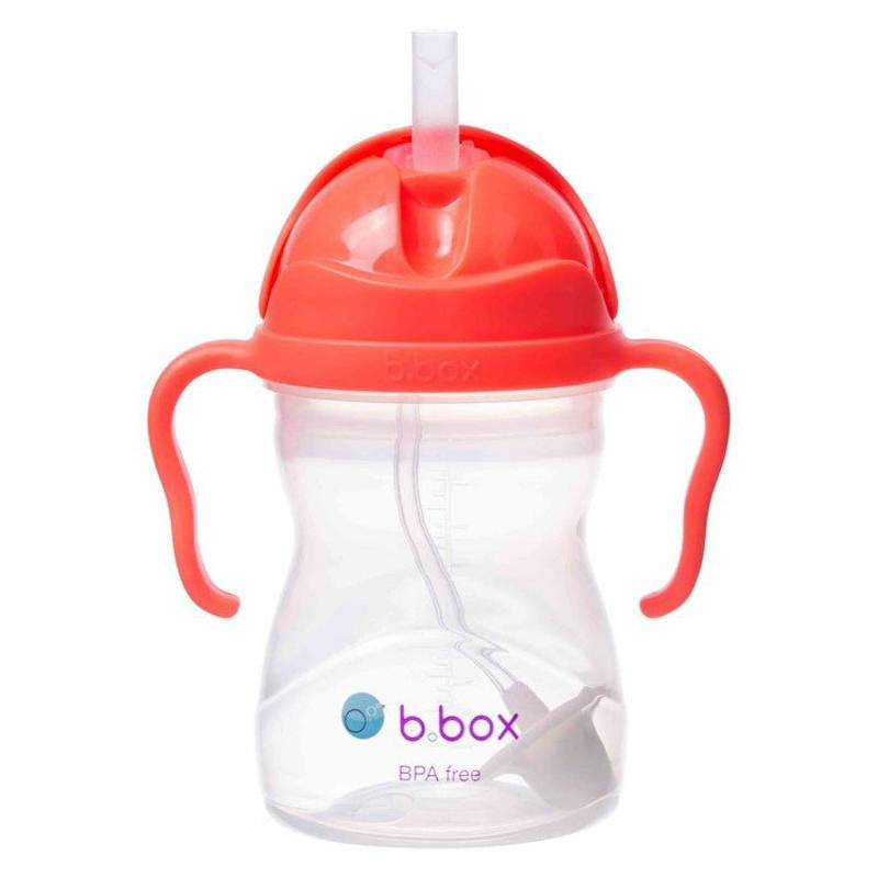 B.box bidon dla dzieci - kubek niekapek ze słomką 240 ml arbuzowy