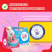 Zimpli Kids Domowe spa dla stóp zestaw do paznokci z przybornikiem dmuchaną miską i galaretką do kąpieli Gelli Spa 5+, OUTLET