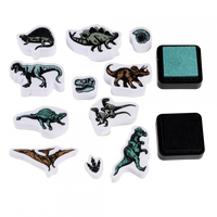 Stempelki dla dzieci, 11 szt., Dinozaury, 3+, Rex London