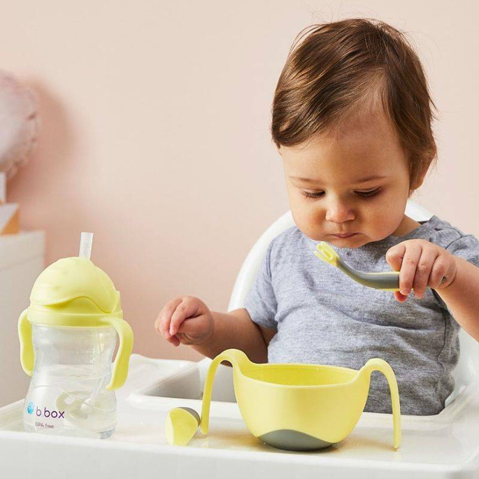 B.box bidon dla dzieci - kubek niekapek ze słomką 240 ml Gelato Pistachio