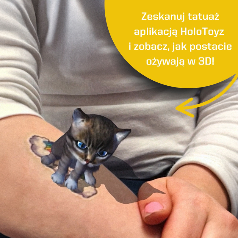 HoloToyz Tatuaże AR Holo Heroes – magiczne zwierzaki