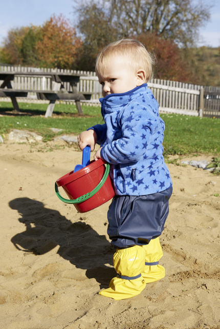 Spodnie przeciwdeszczowe, granatowe, Playshoes