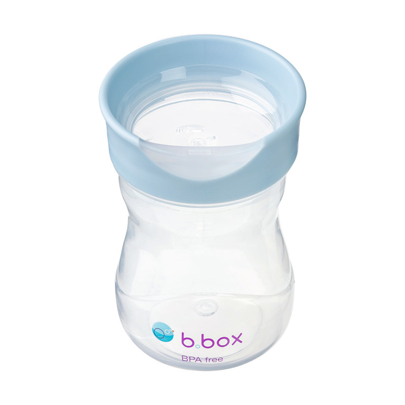 B.box Kubek do nauki picia dla dziecka - kubek treningowy plastikowy 240 ml Ocean, OUTLET