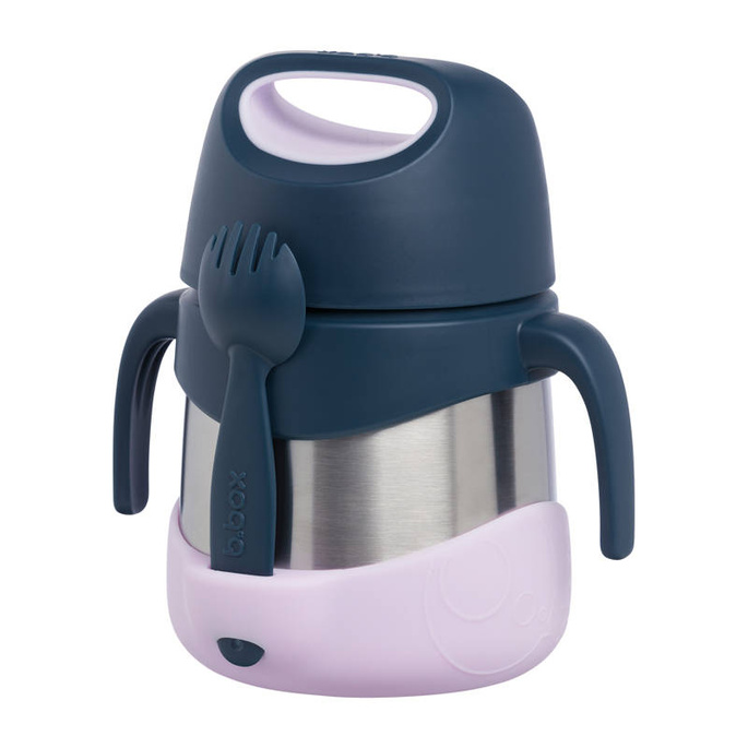 B.box Termos obiadowy na zupę i obiad  dla dzieci  335 ml Indigo Rose