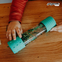 Butelka sensoryczna DIY, turkusowa Jellystone Designs