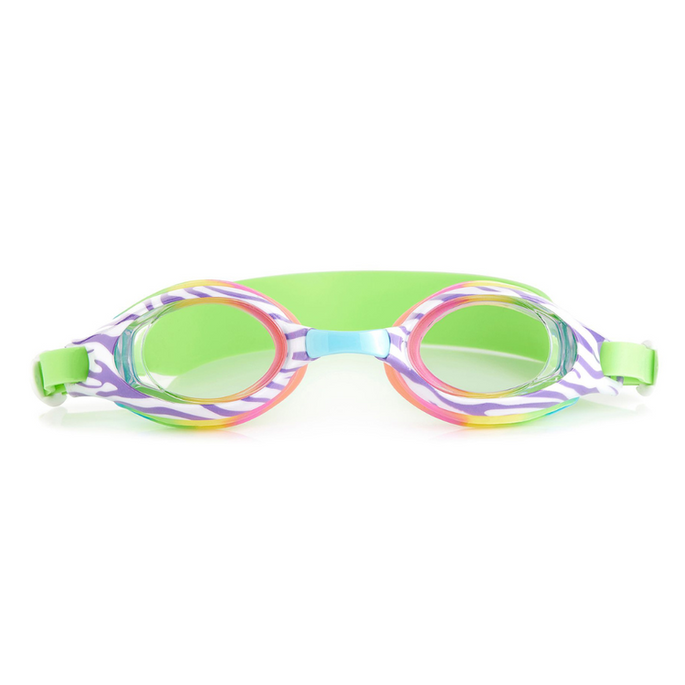 Okulary do pływania dla dzieci Tęczowa zebra Aqua2ude