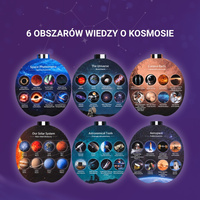 Science Can Interaktywny Układ Słoneczny 3D, 6+ | Edukacyjny model planet z projektorem i funkcjami audio