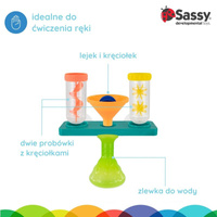 Sassy Wodne laboratorium – edukacyjna zabawka kąpielowa 6m+