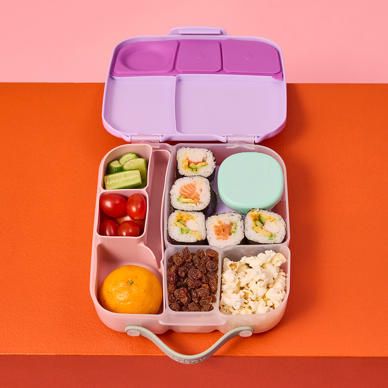 b.box Silikonowy wkład do lunchboxa z przegrodą na sztućce Berry