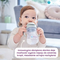 B.box bidon dla dzieci - kubek niekapek ze słomką 240 ml Sage