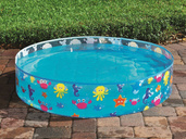Rozporowy basen ogrodowy 122 x 25 cm, Morskie zwierzęta, Bestway