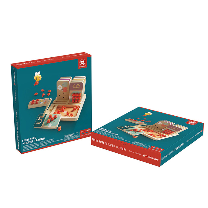 TOPBRIGHT Liczę owoce Zabawka edukacyjna do nauki liczenia dla dzieci 36 mies.+ OUTLET