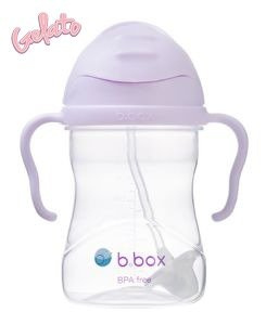 B.box bidon dla dzieci - kubek niekapek ze słomką 240 ml Gelato Boysenberry