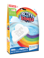 Tęczowa chmurka do kąpieli do zabawy zmieniająca kolor wody, Rainbow Baff Bombz, 3+, Zimpli Kids