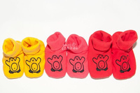 Bucik do domu dla dzieci, 1-2 lata, rozmiar S, czerwone, Penguinbag, OUTLET 