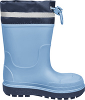 Kalosze dziecięce z ociepleniem i ściągaczem, niebieskie, Playshoes