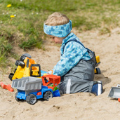 Spodnie przeciwdeszczowe, szare, Playshoes