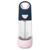 B.box Bidon dla dziecka - butelka na wodę ze słomką tritanowa 450 ml Indigo Rose