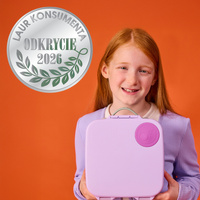 B.box Lunchbox dla dzieci do szkoły - szczelna śniadaniówka z przegródkami i wkładem chłodzącym Sugar Plum
