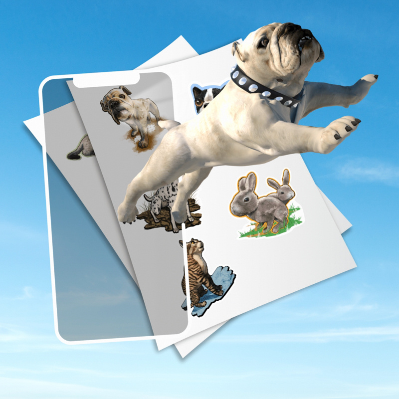 HoloToyz Naklejki AR Pet Party – futrzana ekipa