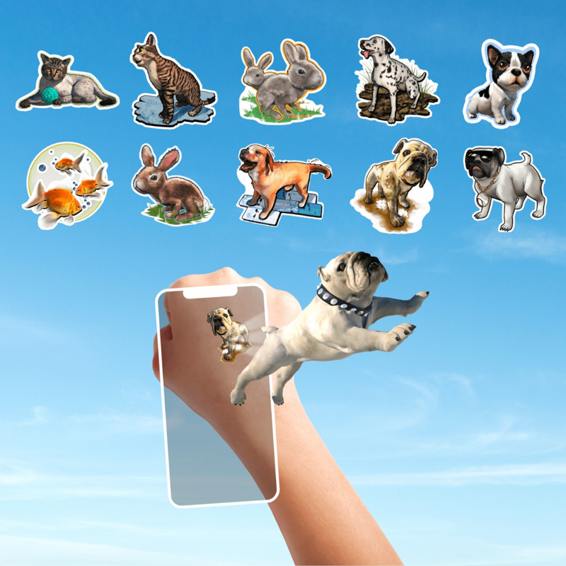 HoloToyz Tatuaże AR Pet Party – zwierzęta