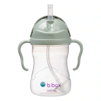B.box bidon dla dzieci - kubek niekapek ze słomką 240 ml Sage