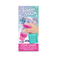 Nebulous Stars Stempel z Naklejkami - Sticker Stamper  220 naklejek Różowy 6+ 