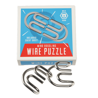 Puzzle metalowe, zabawka logiczna, Dziki Niedźwiedź, Rex London, OUTLET