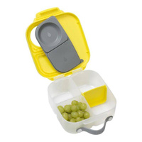 B.box lunchbox dla dzieci do szkoły - szczelna mini śniadaniówka z przegródkami Lemon Sherbet