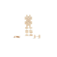 Drewniana układanka, równoważnia CYRKOWI ATLECI, kolor naturalny, Babai, EKO