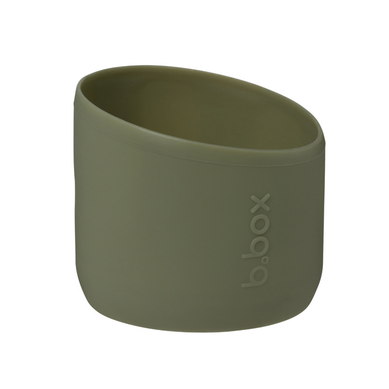 b.box Silikonowa nakładka ochronna na butelkę 1L, Olive