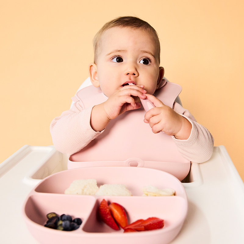 b.box Pierwsze sztućce BLW dla niemowląt, Blush