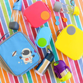 B.box lunchbox dla dzieci do szkoły - szczelna mini śniadaniówka z przegródkami Ocean Breeze