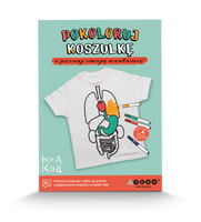 Zabawka STEM: Koszulka do nauki anatomii i flamastry, rozmiar 116 , Koa Koa, OUTLET