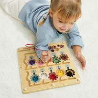 Topbright Pracowita pszczółka zabawka magnetyczna dla dzieci – gra logiczna z rysikiem 36 mies.+