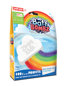 Tęczowa chmurka do kąpieli do zabawy zmieniająca kolor wody, Rainbow Baff Bombz, 3+, Zimpli Kids
