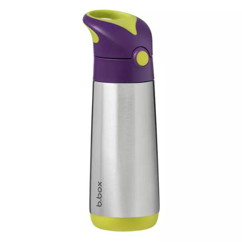 B.box butelka termiczna - bidon dla dzieci ze słomką 500 ml Passion Splash