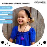 Wisiorek antystresowy Serduszko fioletowe Jellystone Designs