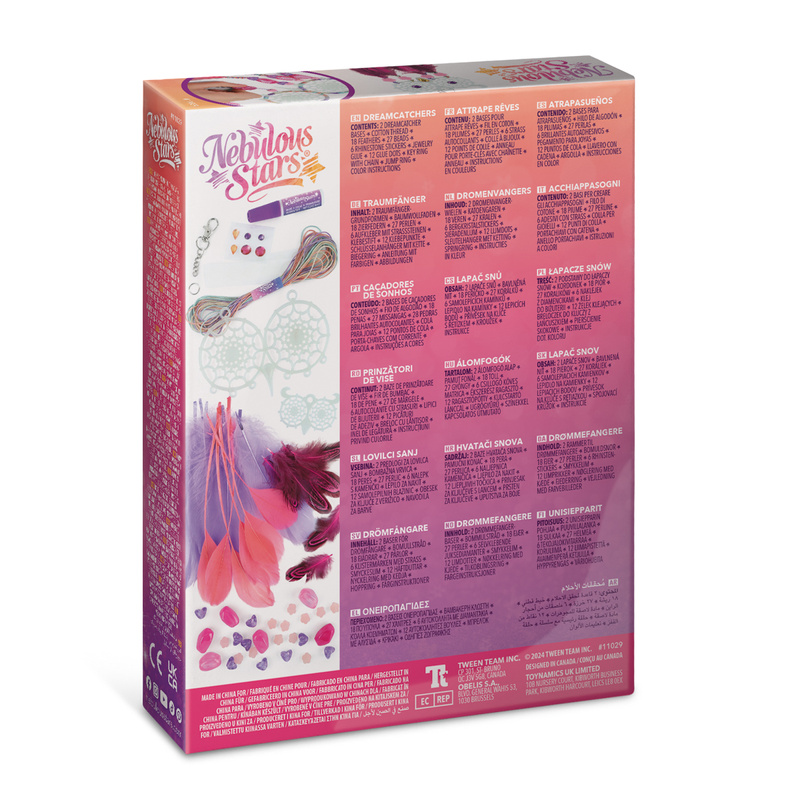 Nebulous Stars Zestaw kreatywny Łapacz snów dla dzieci 8+ | sówki świecące w ciemności