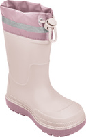 Kalosze dziecięce z ociepleniem i ściągaczem, różowe, Playshoes